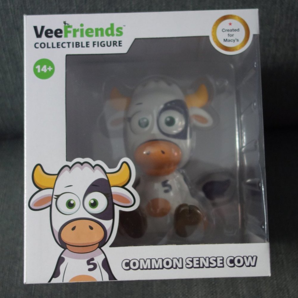 VeeFriends Common Sense Cow Collectible Figure Made for Macy's
